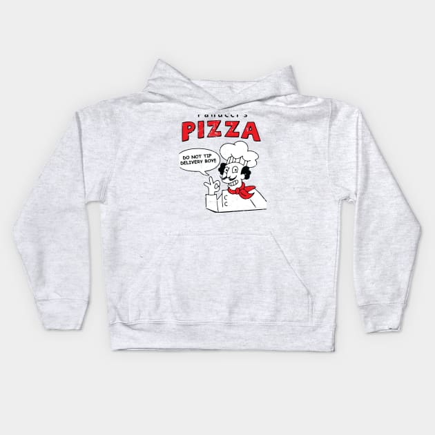 Panucci's Pizza Kids Hoodie by The Moon Child